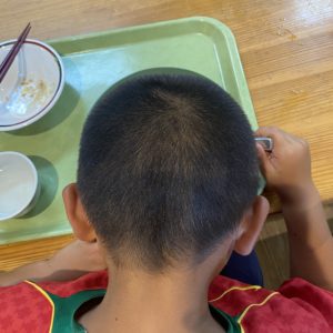 天気予報当たってないよ(喜)