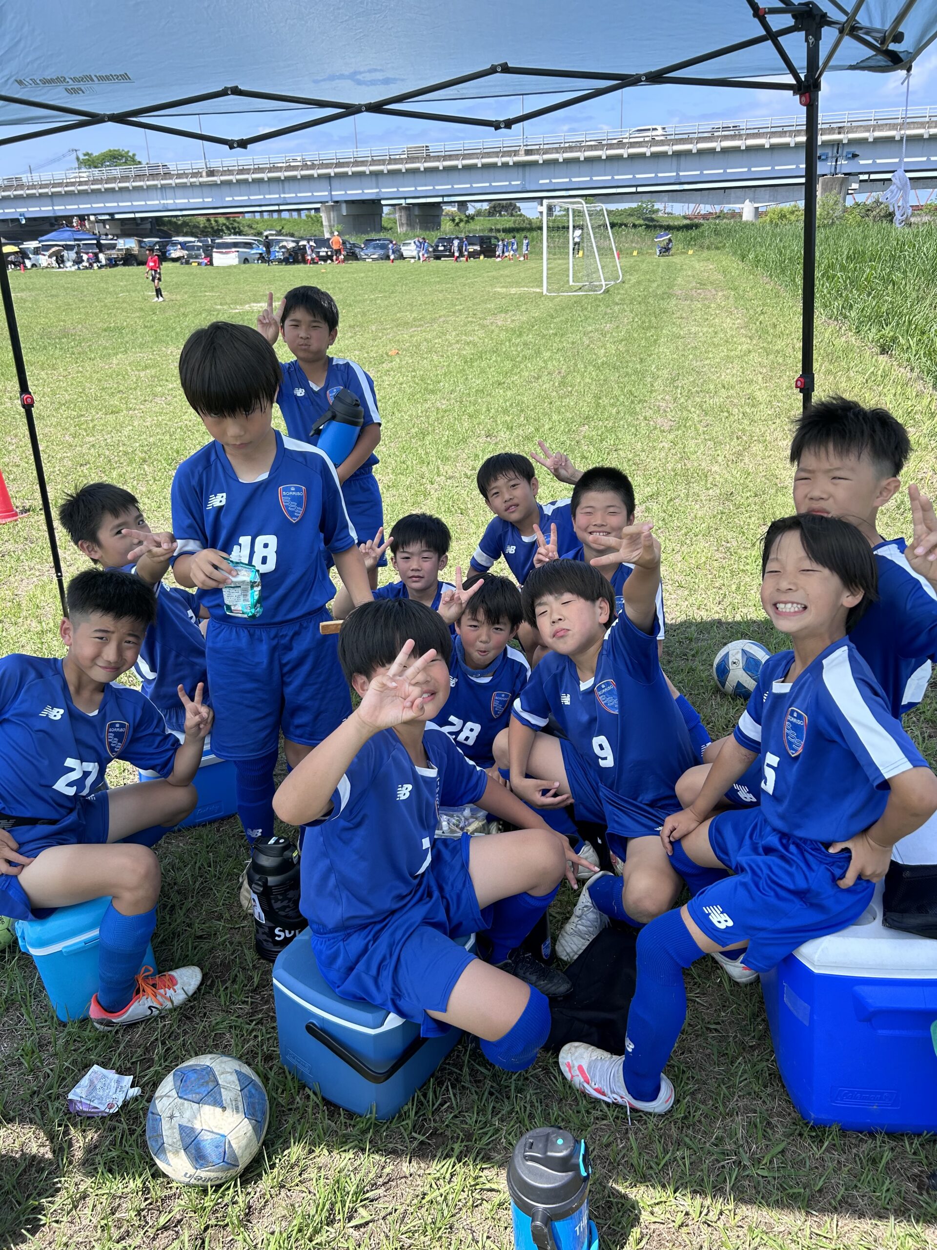 ソレッソ熊本ユニフォーム青白上下 NB CHAMPIONSHIP U-13]王者撃破