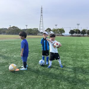 どの学年もサッカー小僧に