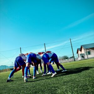 6年生とのサッカーもあと